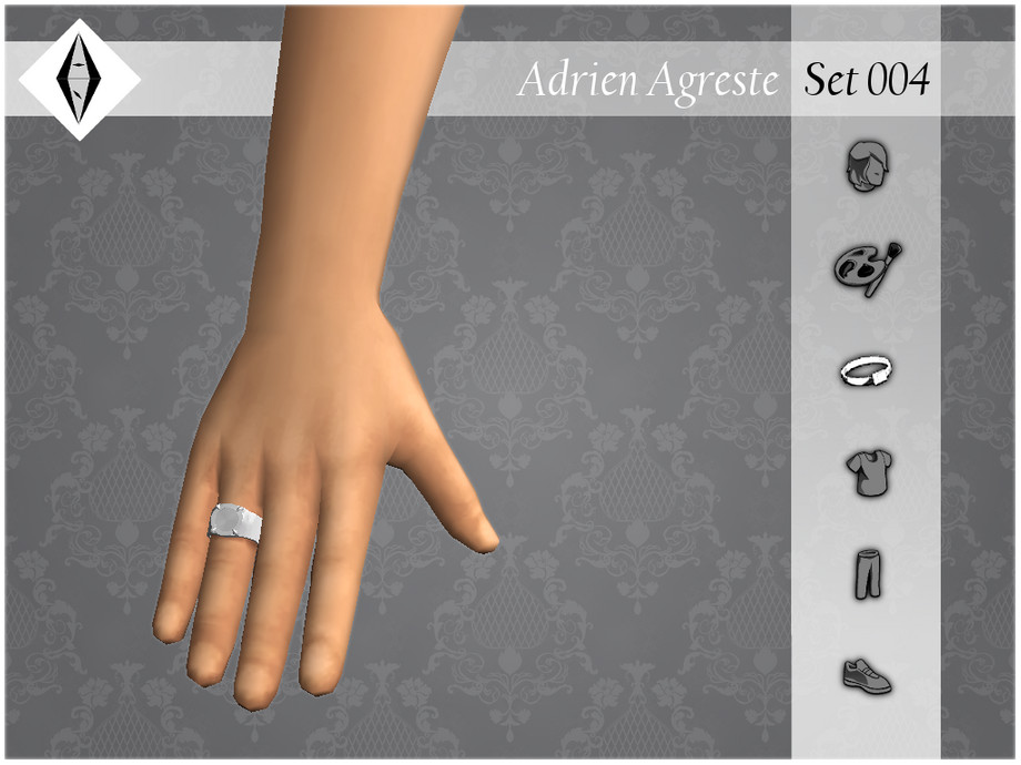 The Sims Resource - Adrien Agreste - Set004 - Ring - Miraculous