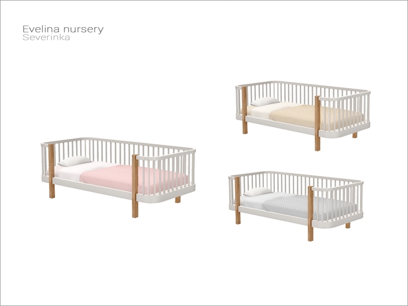 The Sims Resource - [Evelina nursery] - toddler bed