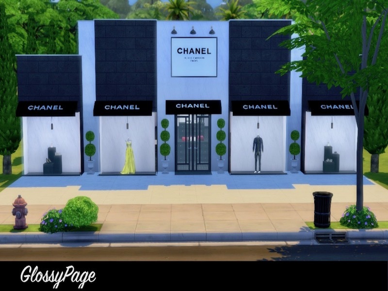The Sims Resource - Chanel Retail Lot