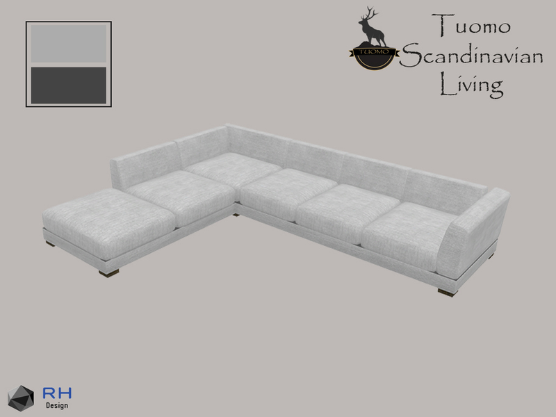 The Sims Resource - Tuomo Sectional Sofa