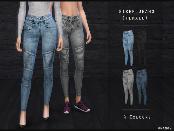 The Sims Resource - Biker Jeans (Female)