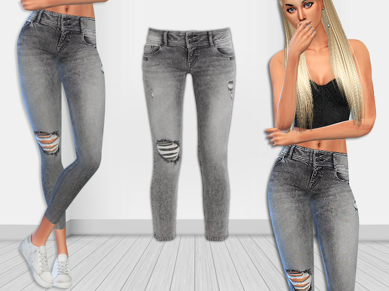 The Sims Resource - Ltb Low Rise Jeans