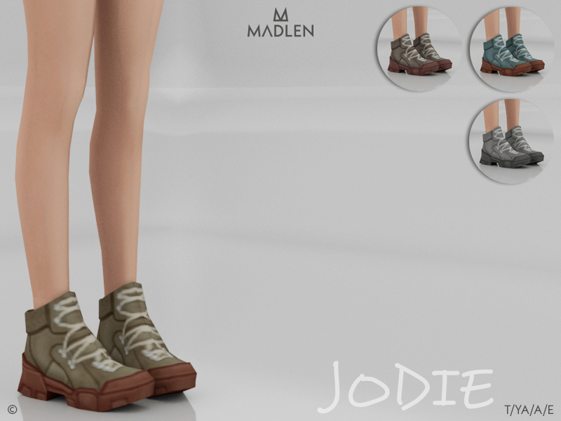 Tag det op Banquet Giftig The Sims Resource - Madlen Jodie Boots