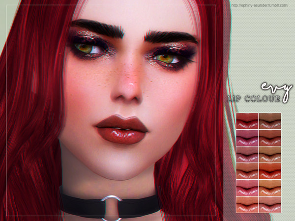 The Sims Resource - [ Evy ] - Lip Colour