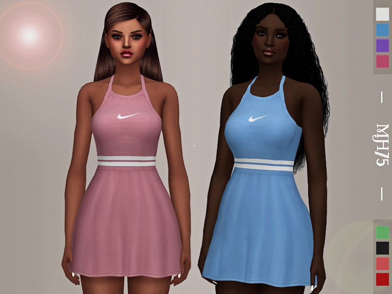 The Sims Resource - S4 Madison Tennis Dress