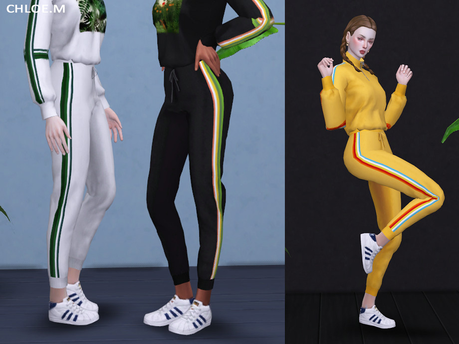 The Sims Resource - ChloeM-Sports wear Pants