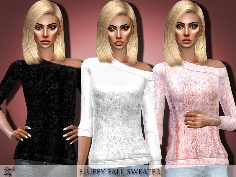 The Sims Resource - Fluffy Fall Sweater