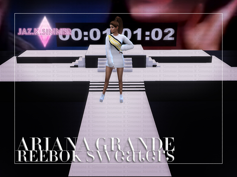 The Sims Resource - Ariana Grande Reebok Sweaters - Mesh needed