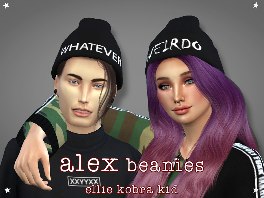 The Sims Resource - Alex - Emo Beanies - MESH NEEDED