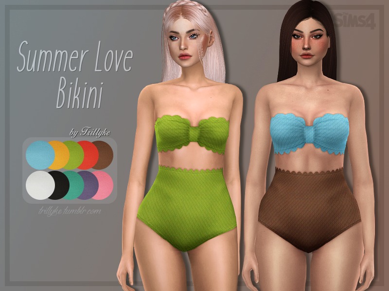 The Sims Resource - Trillyke - Summer Love Bikini
