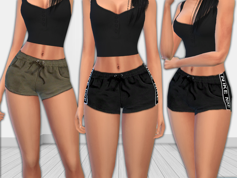 The Sims Resource - Tracking Athletic Shorts
