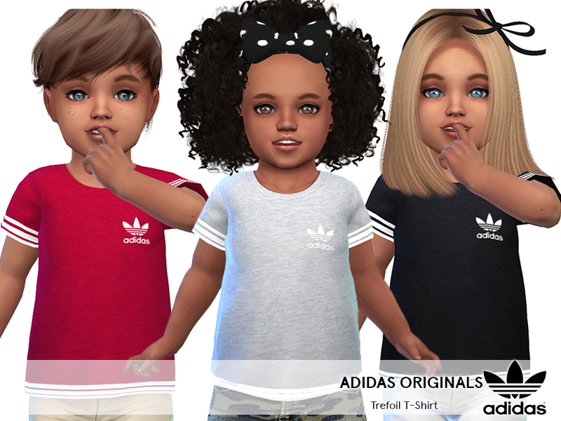 The Sims Resource - Adidas Originals Tees For Toddlers