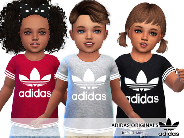 The Sims Resource - Adidas Originals Tees For Toddlers