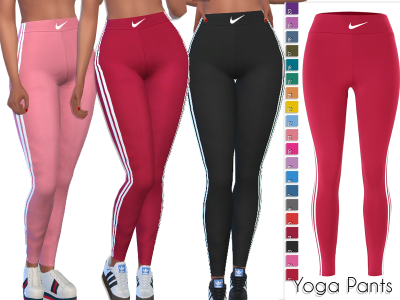 The Sims Resource - Summer Yoga Pants