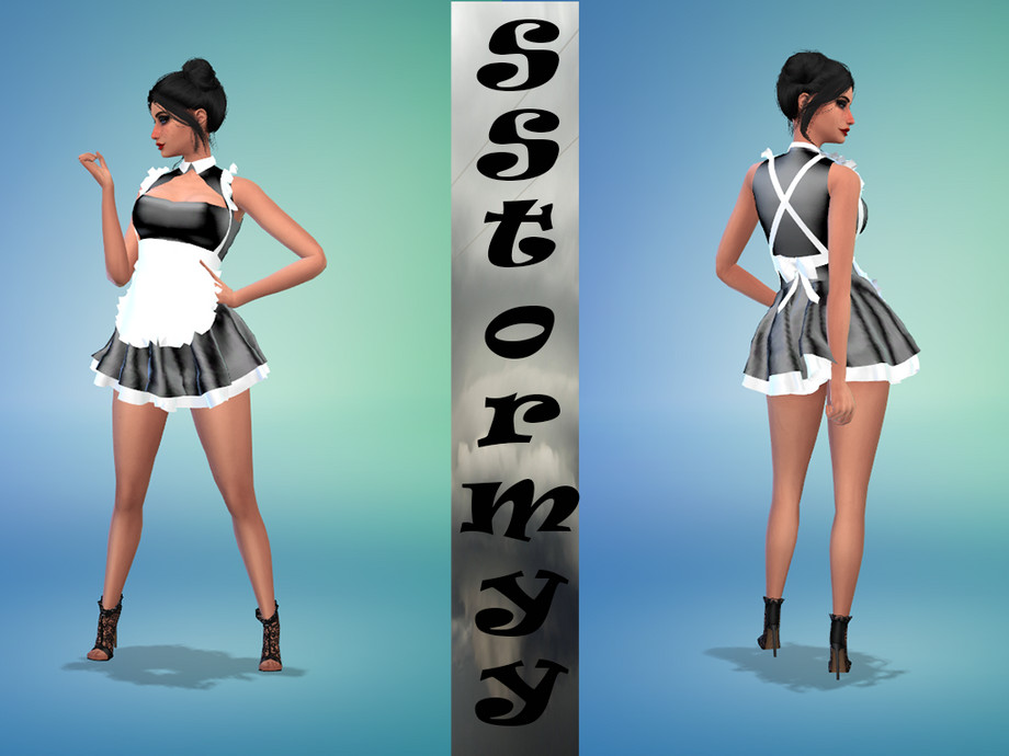 The Sims Resource - Maid uniform V1