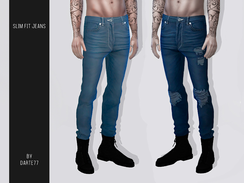 The Sims Resource - Slim Fit Jeans