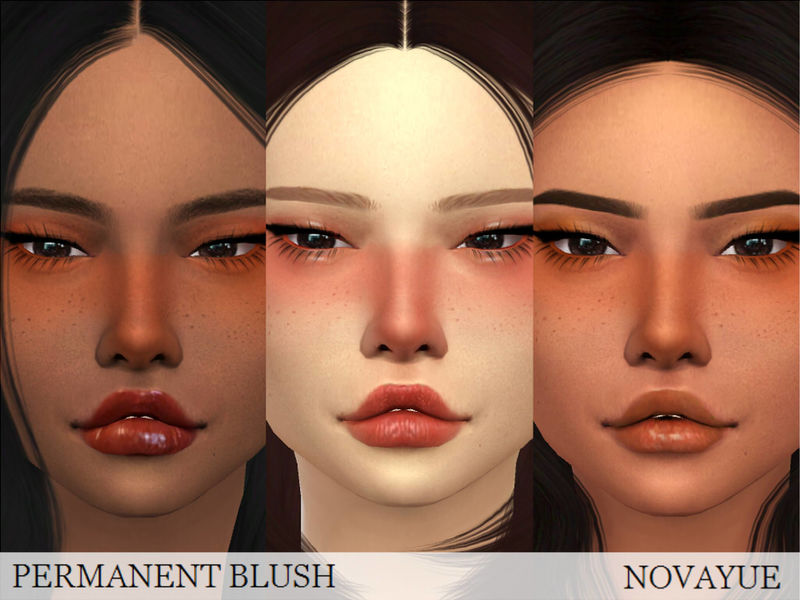 The Sims Resource - Permanent Blush - NovaYue