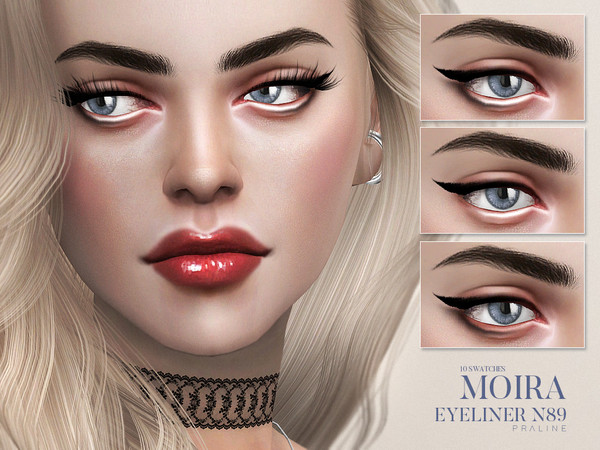 The Sims Resource - Moira Eyeliner N89