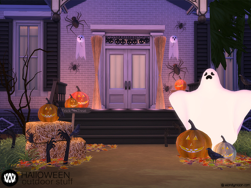 The Sims Resource - Halloween Outdoor Stuff