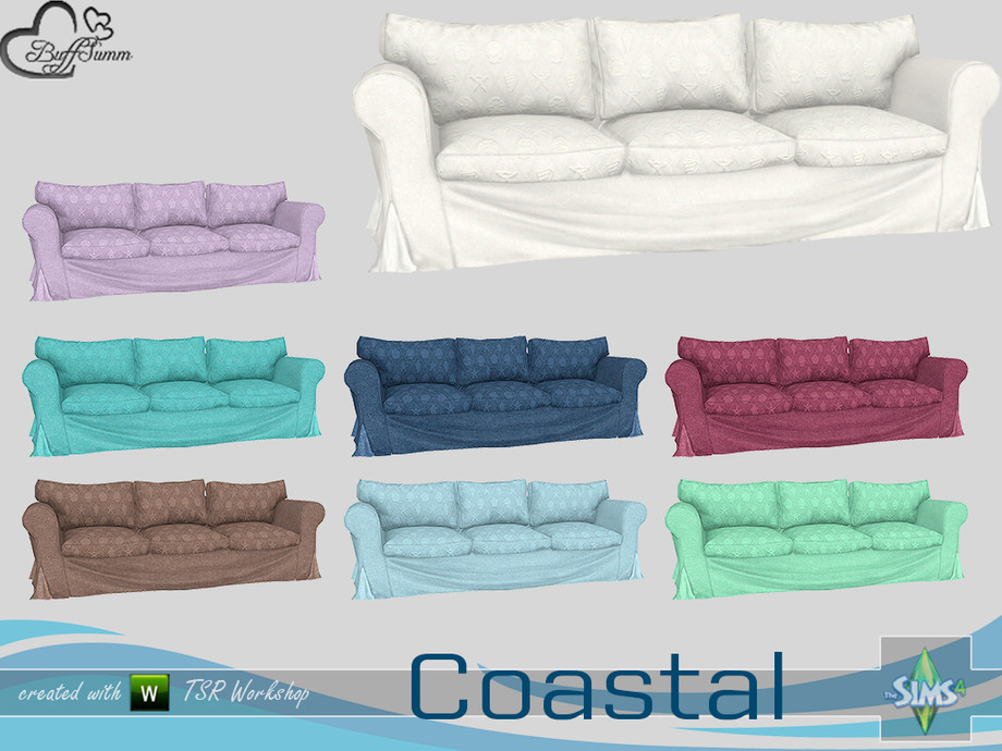 The Sims Resource - Coastal Living Sofa