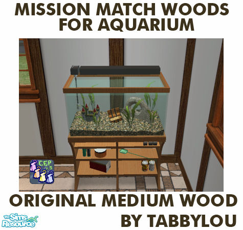 The Sims Resource - TL - MM AquaBox Aquarium Orig Medium
