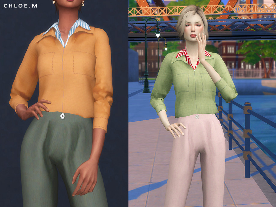 The Sims Resource - ChloeM-Blouse