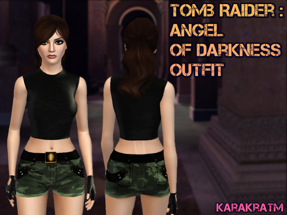 The Sims Resource - Tomb Raider The Angel of Darkness Outfit