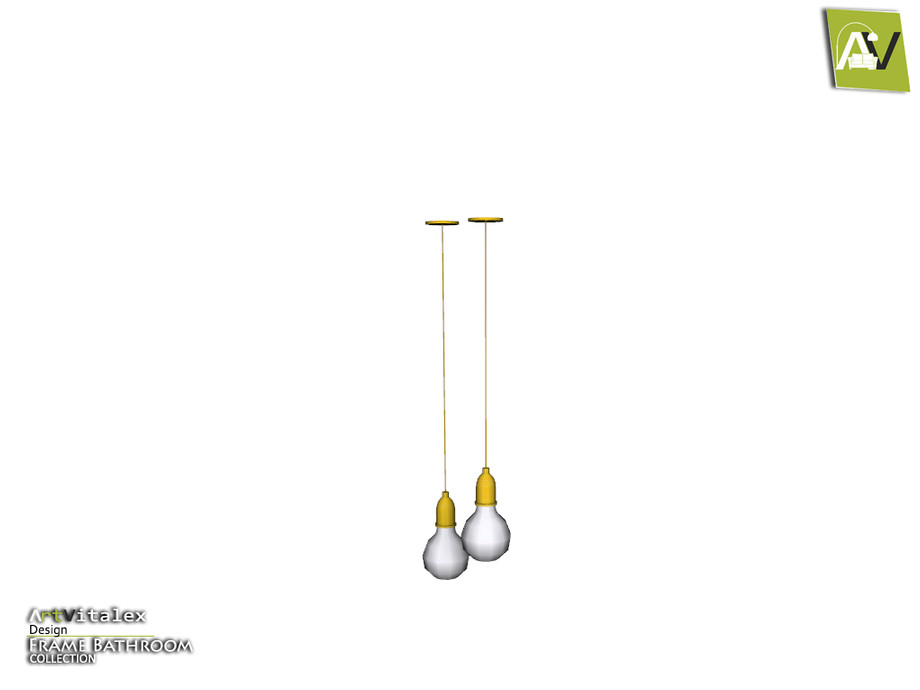 The Sims Resource - Frame Ceiling Lamp Binary