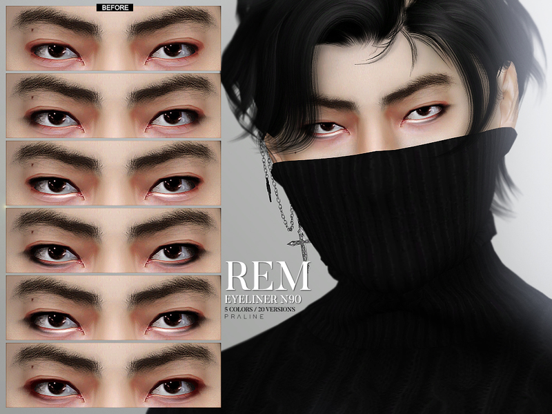 The Sims Resource - Rem Eyeliner N90