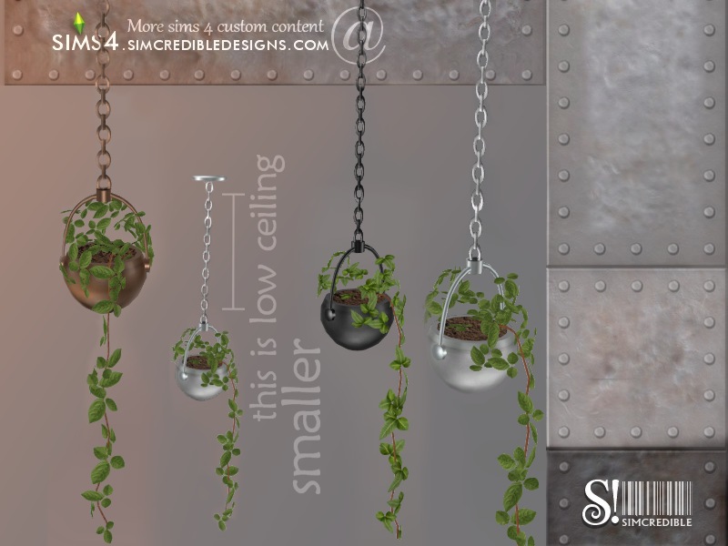 The Sims Resource - Industrial Bar - Hanging plant