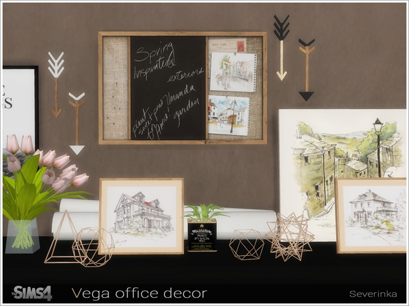 The Sims Resource - Vega office decor