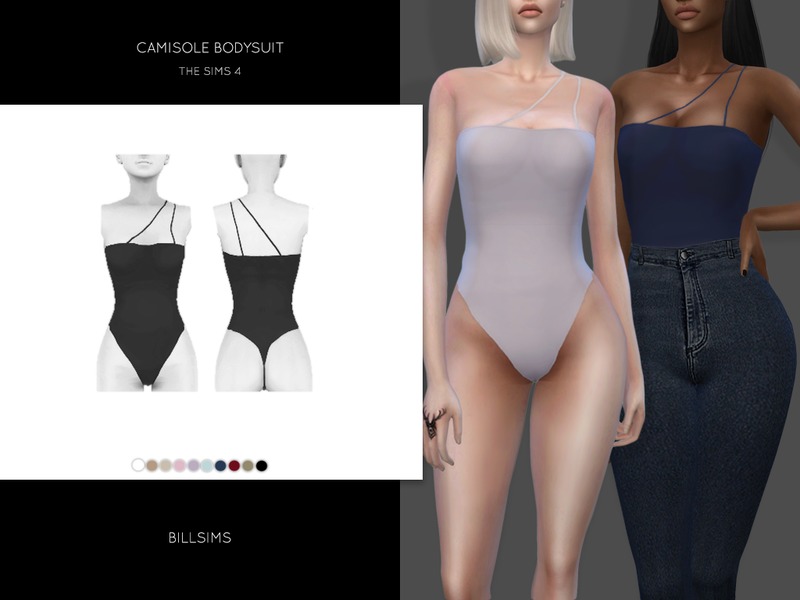 The Sims Resource - Camisole Bodysuit