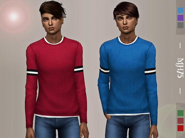 The Sims Resource - S4 Arthur Sweater