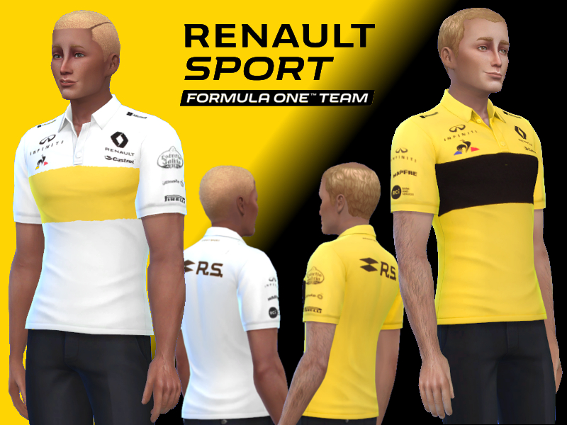 The Sims Resource - Renault Sport F1 Team Polo