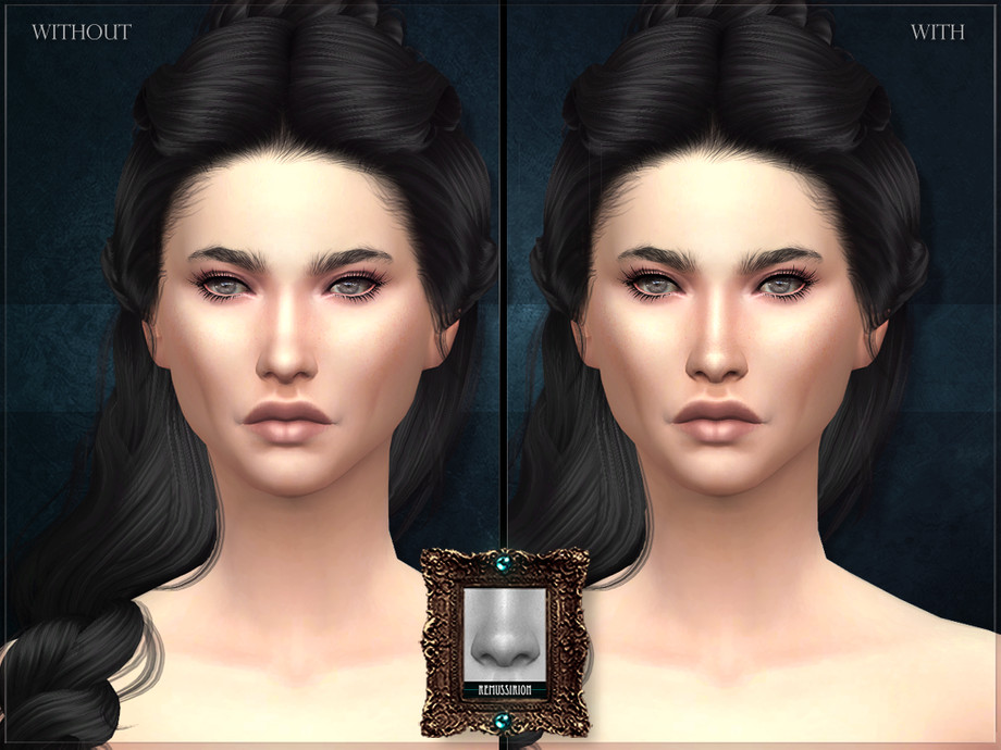The Sims Resource - Obsolete do not use Download NEW Version Nose mask ...