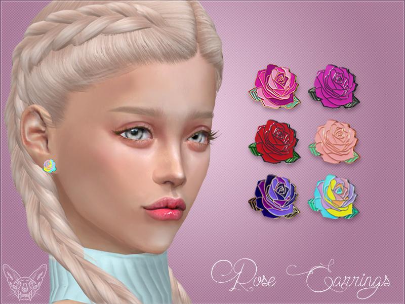 The Sims Resource - Rose Studs
