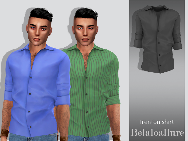 The Sims Resource - Belalloallure_Omar shirt