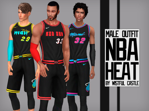 The Sims Resource - NBA Heat - male outfit