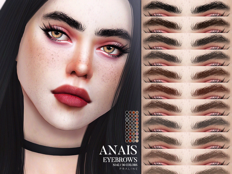 The Sims Resource - Anais Eyebrows N142