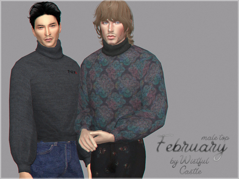The Sims Resource - February - male sweater