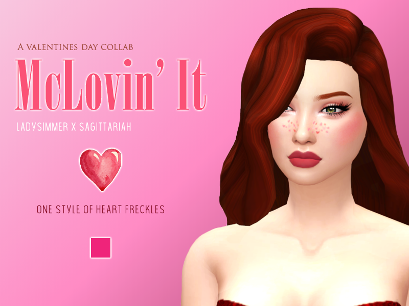 The Sims Resource Mclovin It Heart Freckles