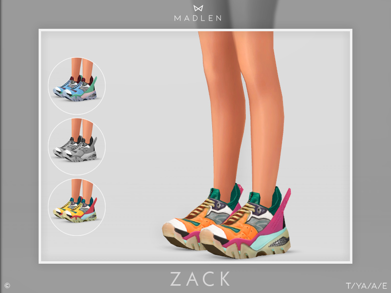 The Sims Resource - Madlen Zack Shoes