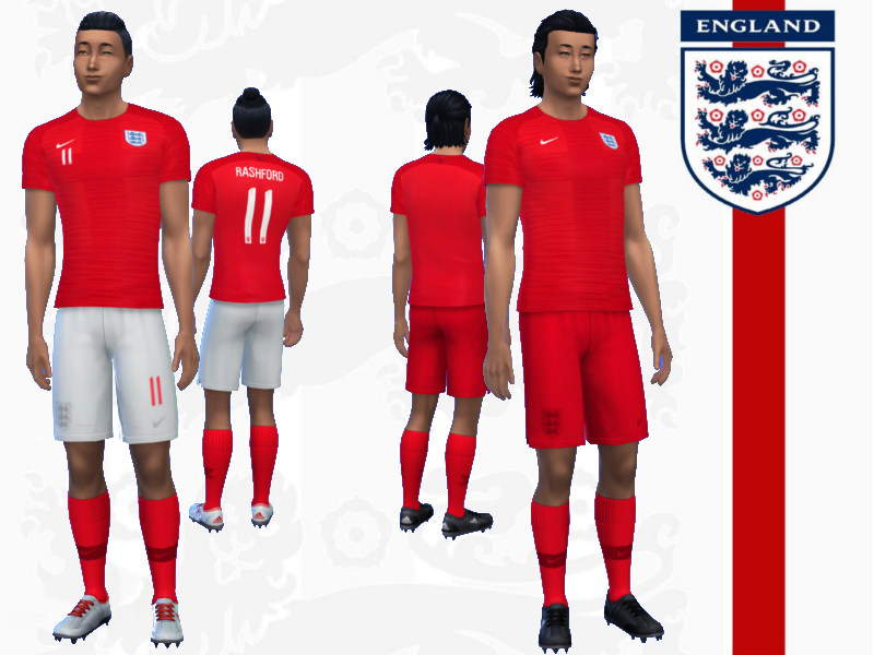 The Sims Resource - England football away kit fitness needed