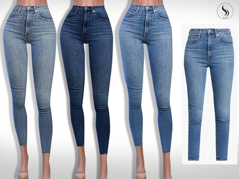 The Sims Resource - Levi's Mile High Super Skinny Jeans