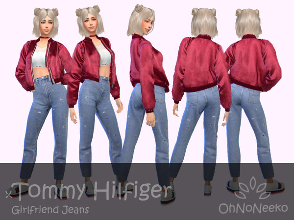 The Sims Resource - ONN Tommy Hilfiger Girlfriend Jeans