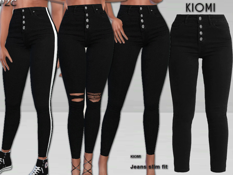 The Sims Resource - Kiomi Jeans Slim Fit