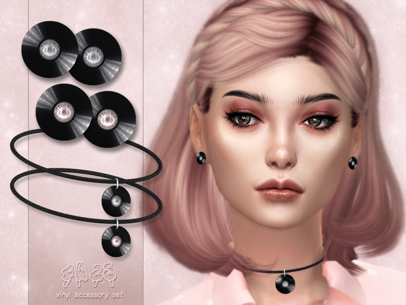 The Sims Resource - Vinyl Accessory Set