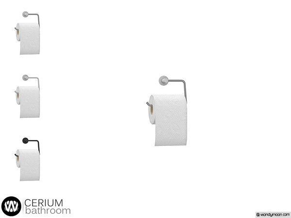 The Sims Resource - Cerium Toilet Paper Holder