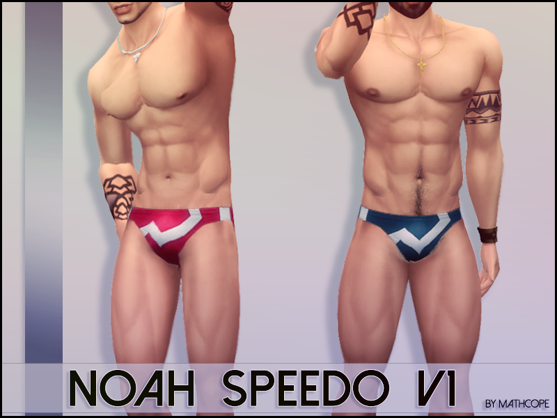 The Sims Resource - Mathcope Noah Speedo V1