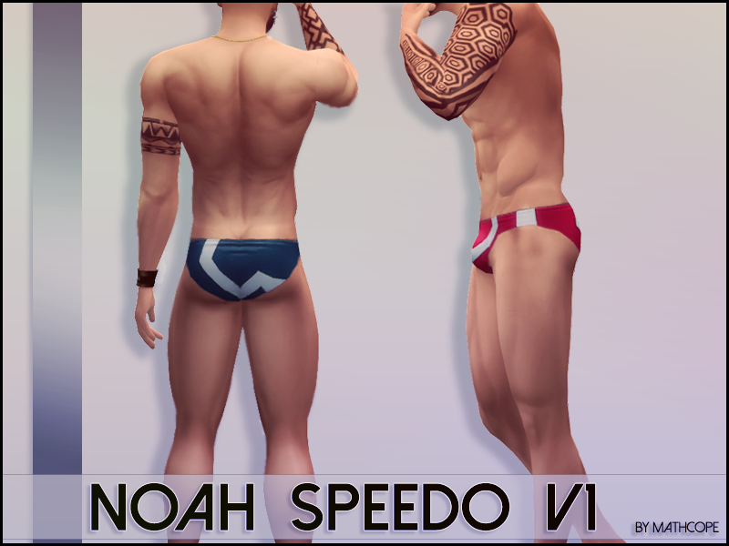 The Sims Resource - Mathcope Noah Speedo V1